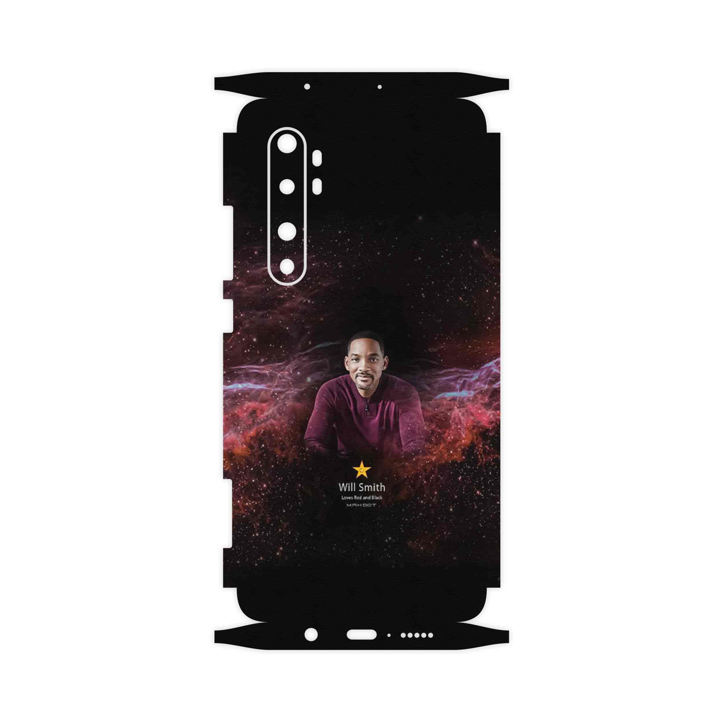 برچسب پوششی ماهوت مدل Will Smith-FullSkin مناسب برای گوشی موبایل شیائومی Mi Note 10 Lite