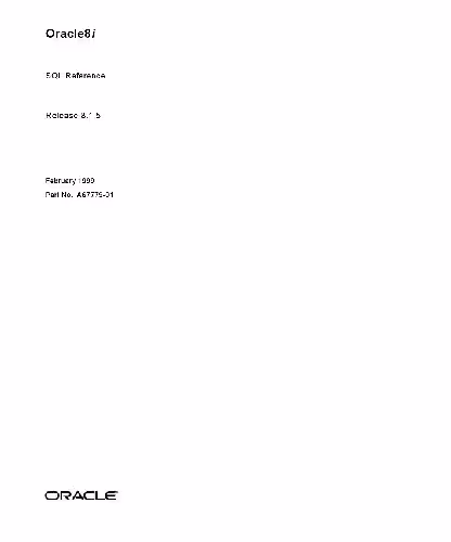 خرید و دانلود نسخه کامل کتاب Oracle8i. SQL Reference. Release 8.1.5