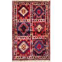 فرش دستبافت یک متری طرح لوزی کد AA270