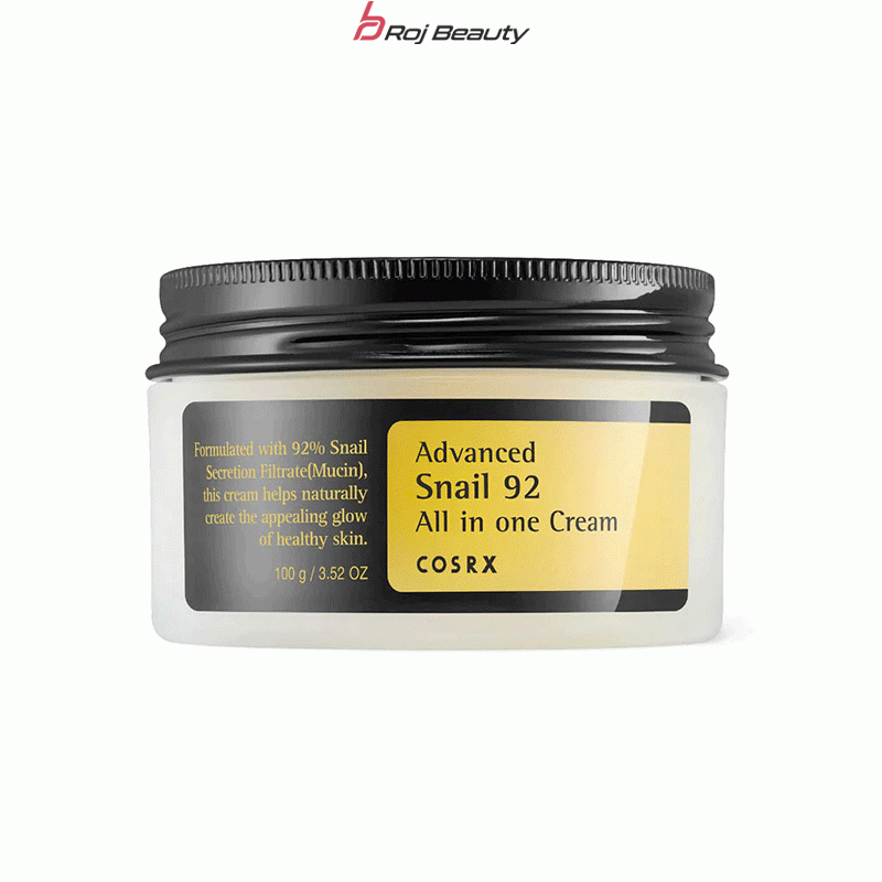 کرم مرطوب کننده چند منظوره حلزون کوزارکس Cosrx Advanced Snail 92 All in one Cream