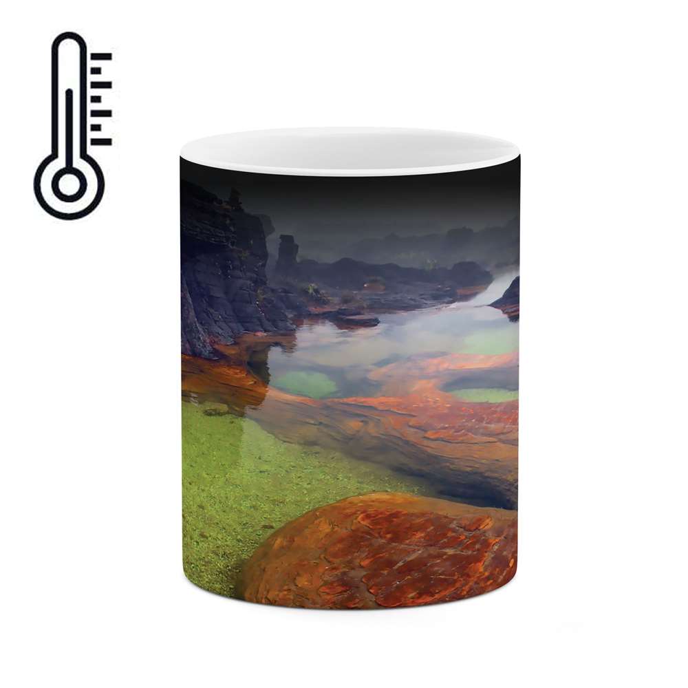 ماگ حرارتی طرح منظره کوه مدل mgh01466