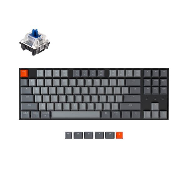 خرید کیبورد Keychron K8 G2 Pro TKL Blue SW White Backlight K8pro-g2 با بهترین قیمت