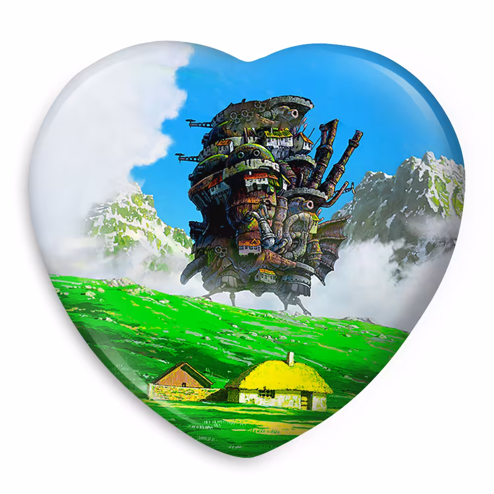 پیکسل خندالو طرح خانه سوفی و قلعه هاول انیمه قلعه متحرک هاول مدل قلبی کد 12895