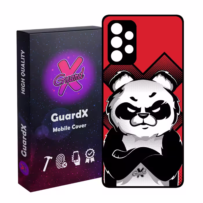 کاور گارد ایکس طرح Panda مدل Glass10301 مناسب برای گوشی موبایل سامسونگ Galaxy A13 4G