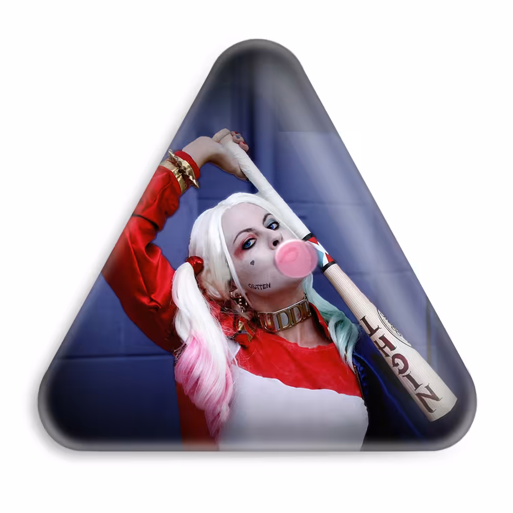 پیکسل خندالو طرح هارلی کویین مدل مثلثی کد 3873