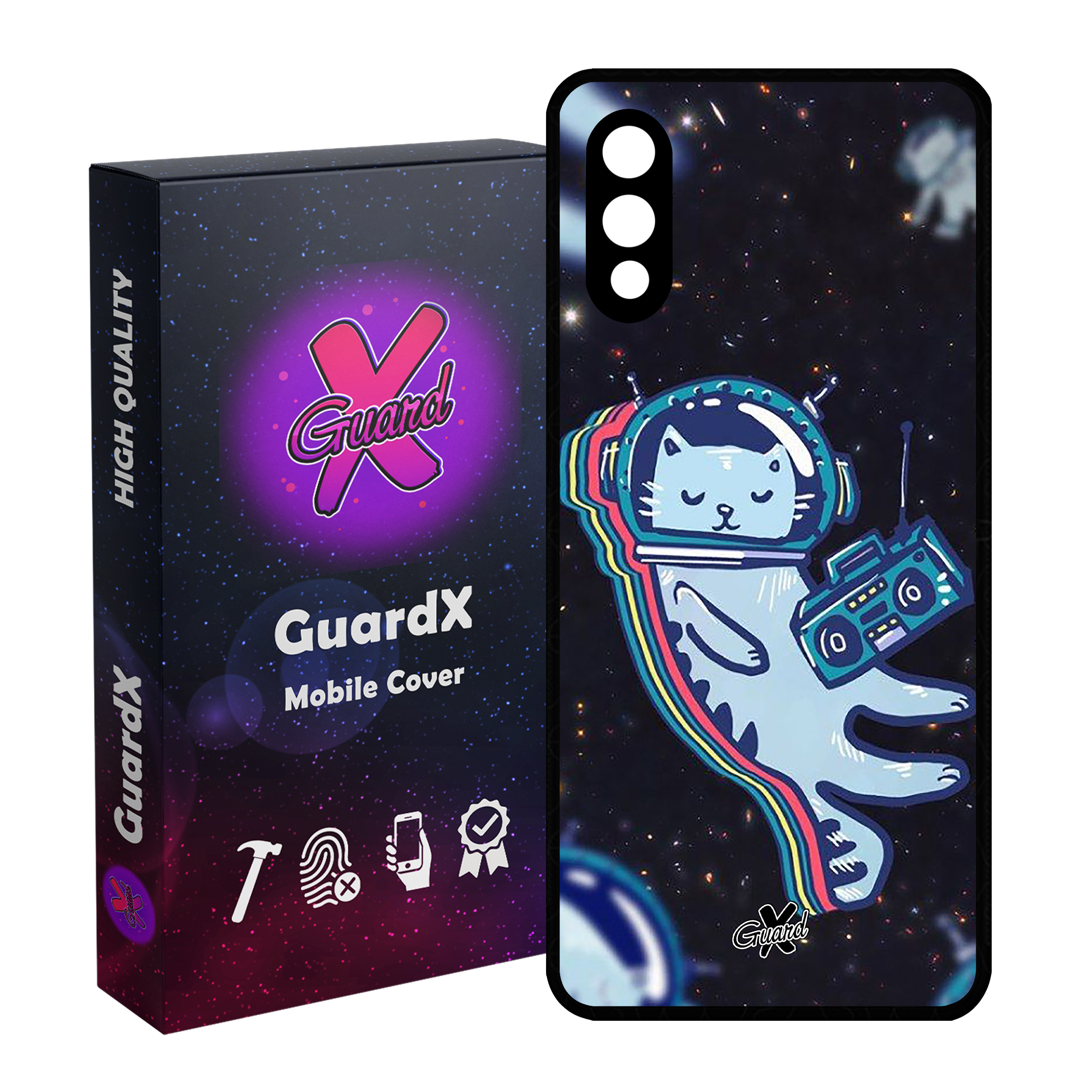 کاور گارد ایکس طرح Galaxy مدل Glass10072 مناسب برای گوشی موبایل سامسونگ Galaxy A02 / M02