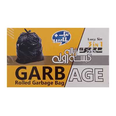 کیسه زباله تیک پلاس مدل متوسط بسته 30 عددی