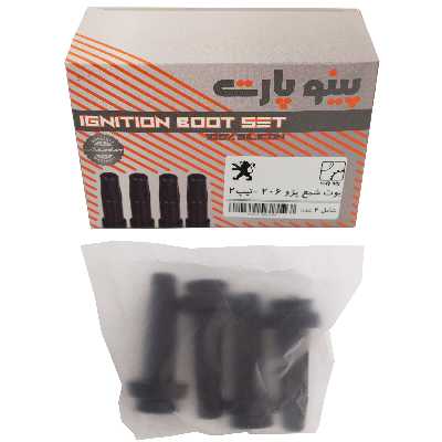 بوت وایر شمع خودرو پینوپارت مدل PB-PGT2 مناسب برای پژو 206 بسته 4 عددی