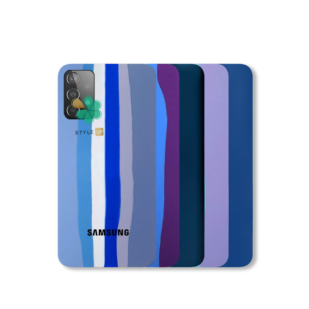 قاب سیلیکونی گوشی سامسونگ Samsung Galaxy A32 4G مدل رنگین کمان