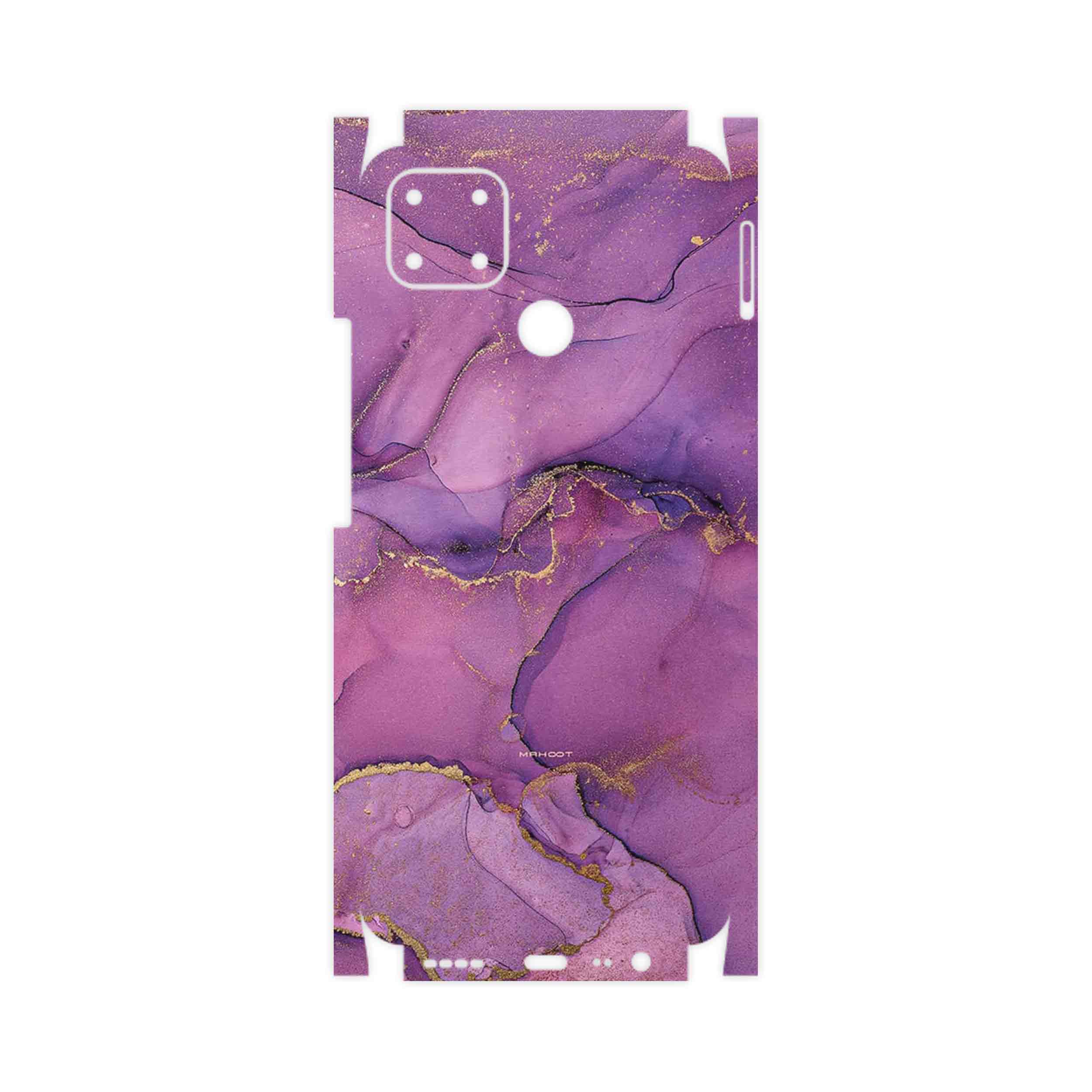 برچسب پوششی ماهوت مدل Purple Marble-FullSkin مناسب برای گوشی موبایل ریلمی C25s