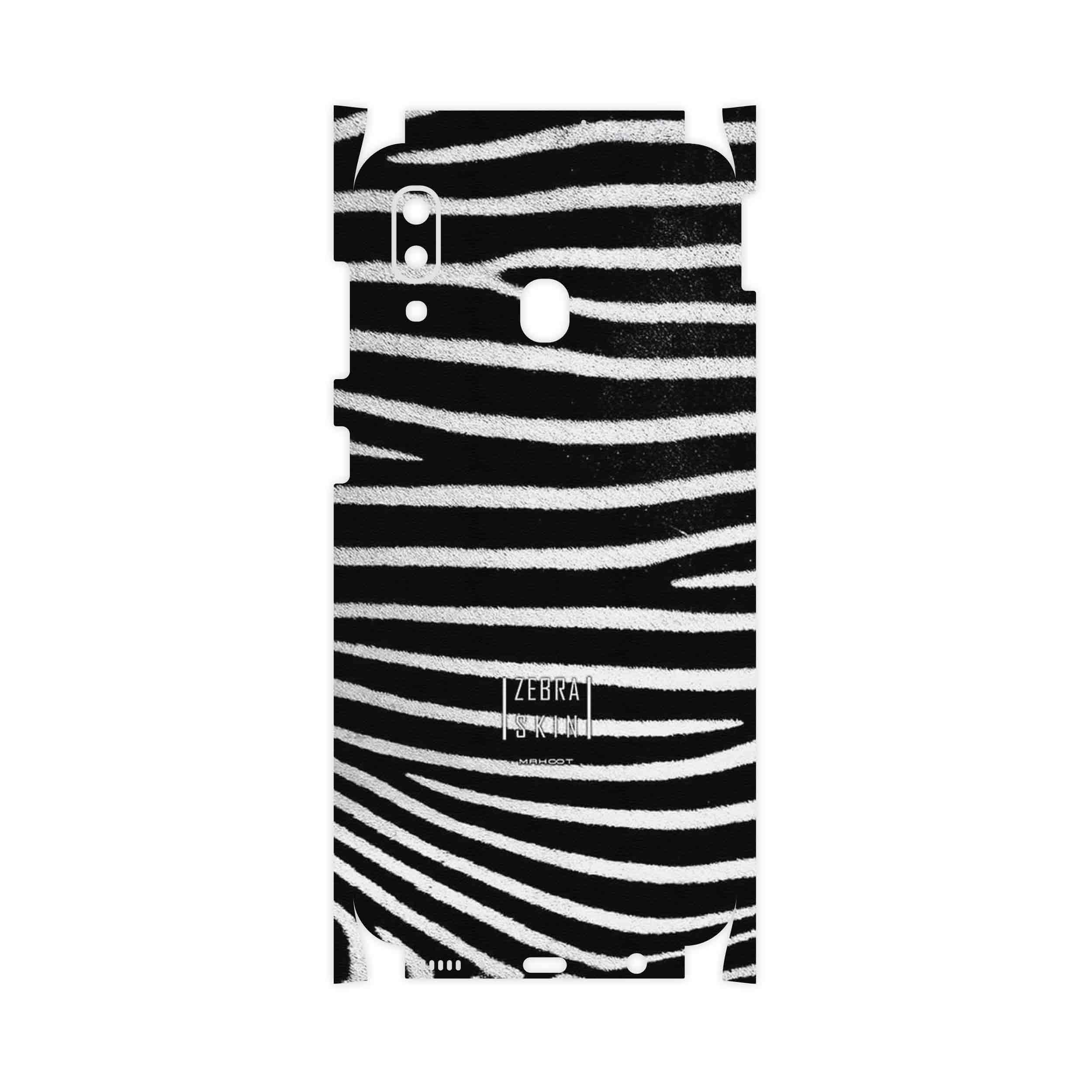 برچسب پوششی ماهوت مدل Zebra Skin-FullSkin مناسب برای گوشی موبایل سامسونگ Galaxy M10s