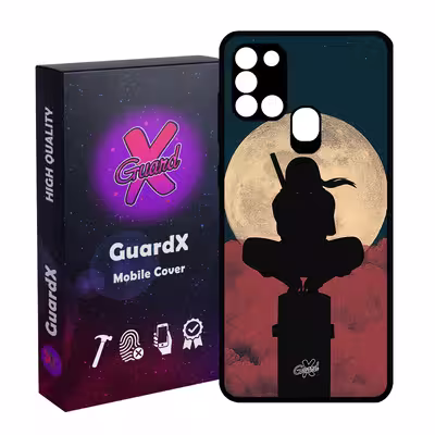 کاور گارد ایکس طرح ایتاچی انیمه مدل Glass10558 مناسب برای گوشی موبایل سامسونگ Galaxy A21s