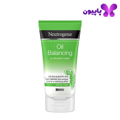 ماسک صورت کنترل کننده چربی لیمو و گلیکو لیک اسید نوتروجینا 150 میل