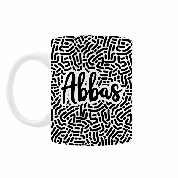 ماگ رژارت مدل اسم عباس