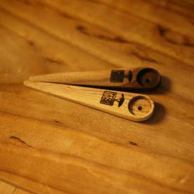 قاشق ادویه چوبی مدل 01 بسته 2 عددی