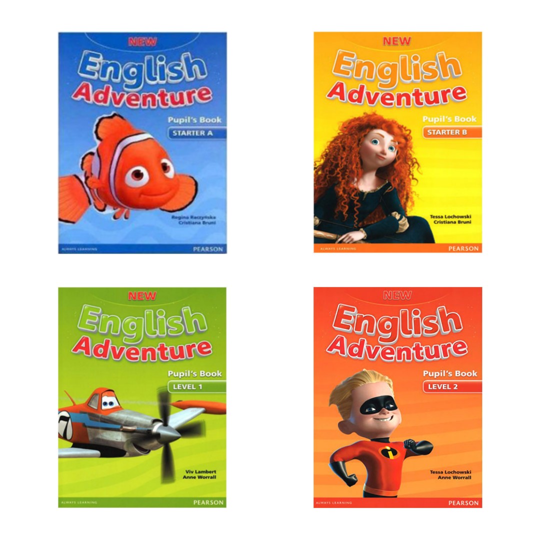 کتاب New English Adventure اثر Cristiana Bruni Tessa Lochowski انتشارات پرسون 4 جلدی