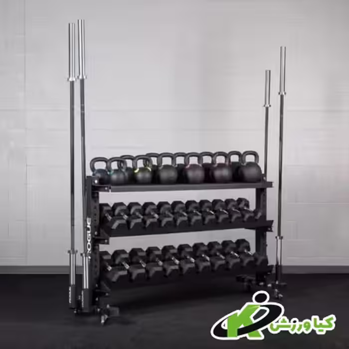 رک دمبل و هالتر باشگاهی مدل چرخ دار