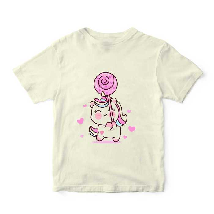 تی شرت بچگانه پرمانه طرح یونیکورن کد pmt.621