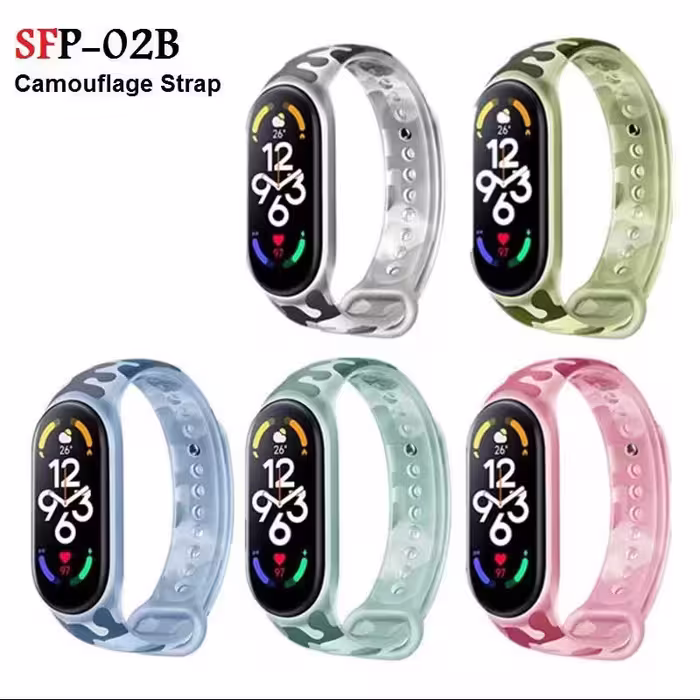 بند شیائومی Mi Band 5 مدل استتار طرح یک  SFP-02B