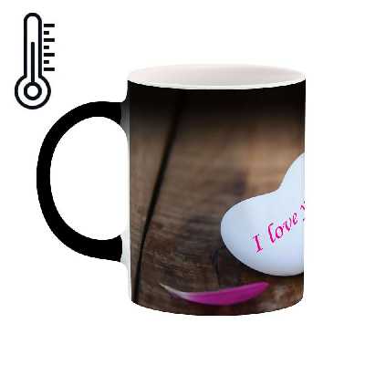 ماگ حرارتی طرح I Love You مدل mgh03332