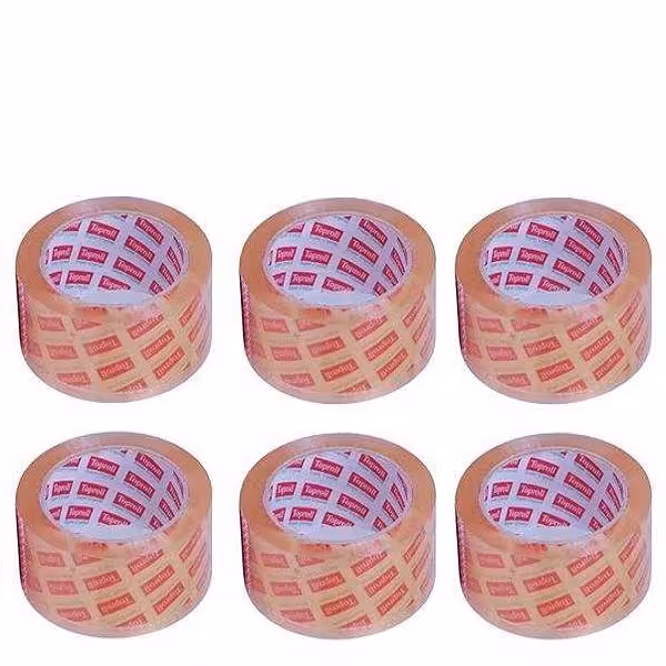 چسب پهن تاپ رول کد D-6 عرض 5 سانتی متر بسته 6 عددی