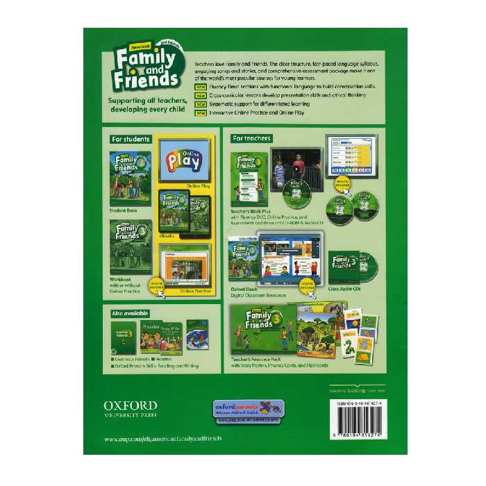 کتاب Family And Friends Second Edition اثر Tamzin Thompson And Naomi Simmons انتشارات الوندپویان 2 جلدی