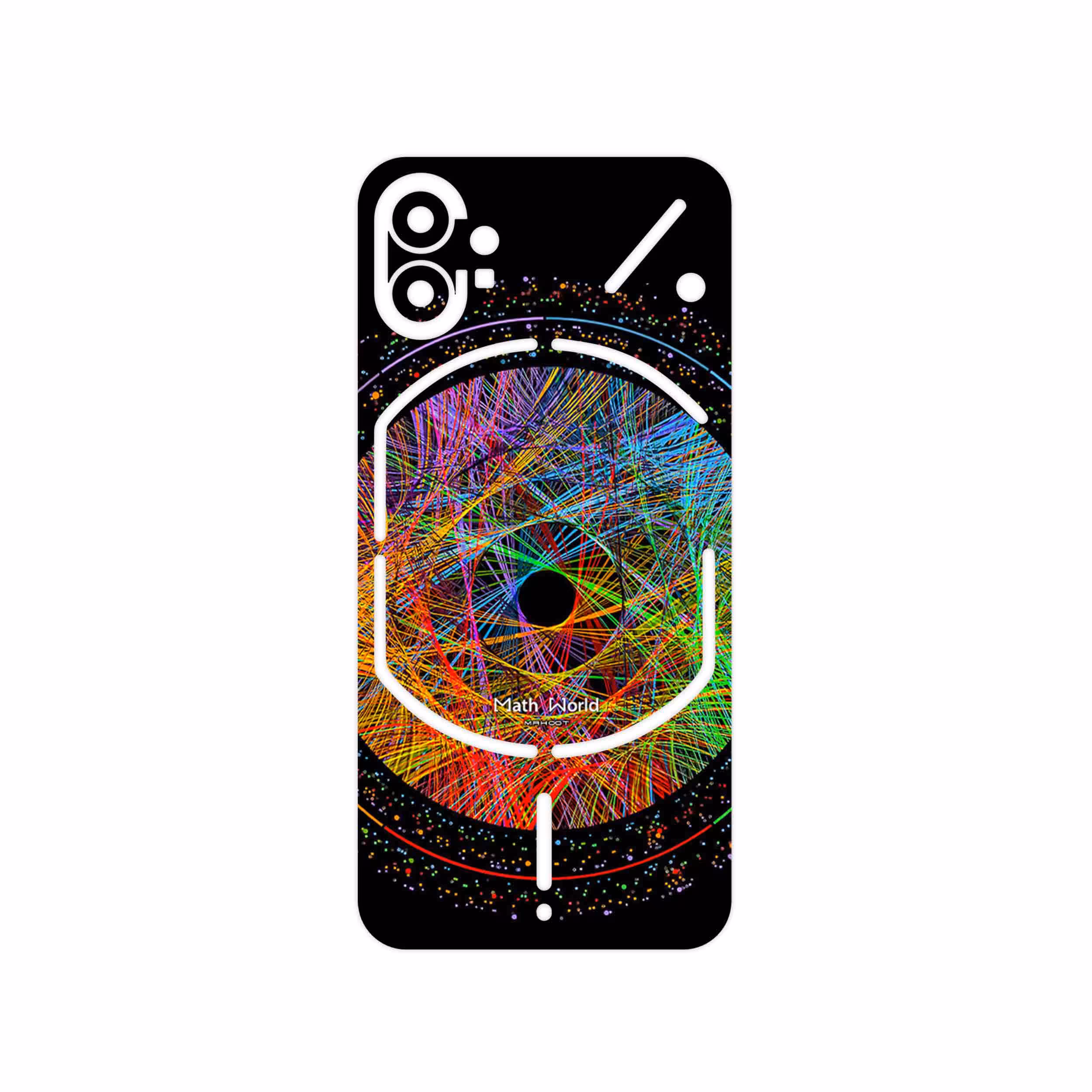 برچسب پوششی ماهوت مدل Mathematical Geometric Shape 2 مناسب برای گوشی موبایل ناتینگ Phone 1