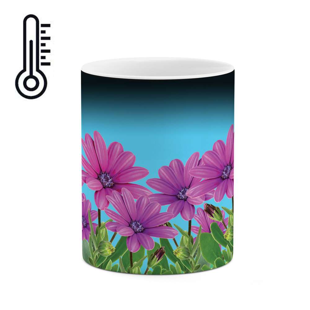 ماگ حرارتی طرح گل مدل mgph01261