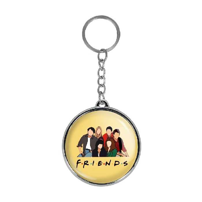 جاکلیدی خندالو طرح سریال فرندز Friends مدل دوطرفه کد 39153913