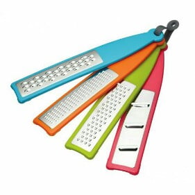 رنده چهار کاره دستی تخت رنگی graters