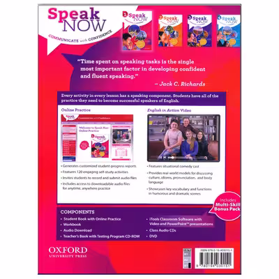 کتاب Speak Now 1 اثر Jack C. Richards And David Bohlke انتشارات هدف نوین