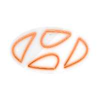 چراغ دیواری نئون دیزاین طرح Hyundai_ORG