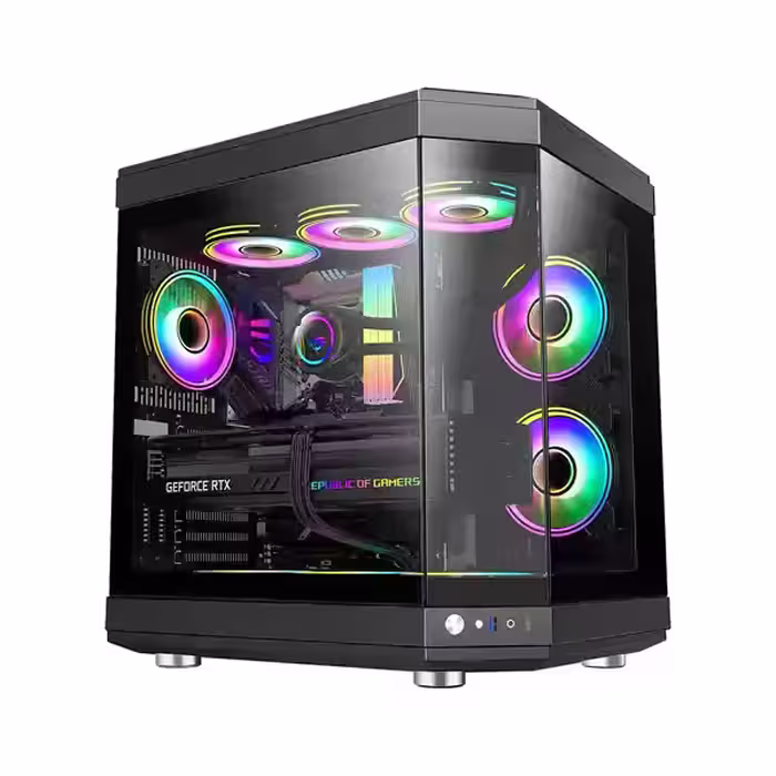 کیس گیمینگ گیم مکس HYPE Black | پردیس پازار
