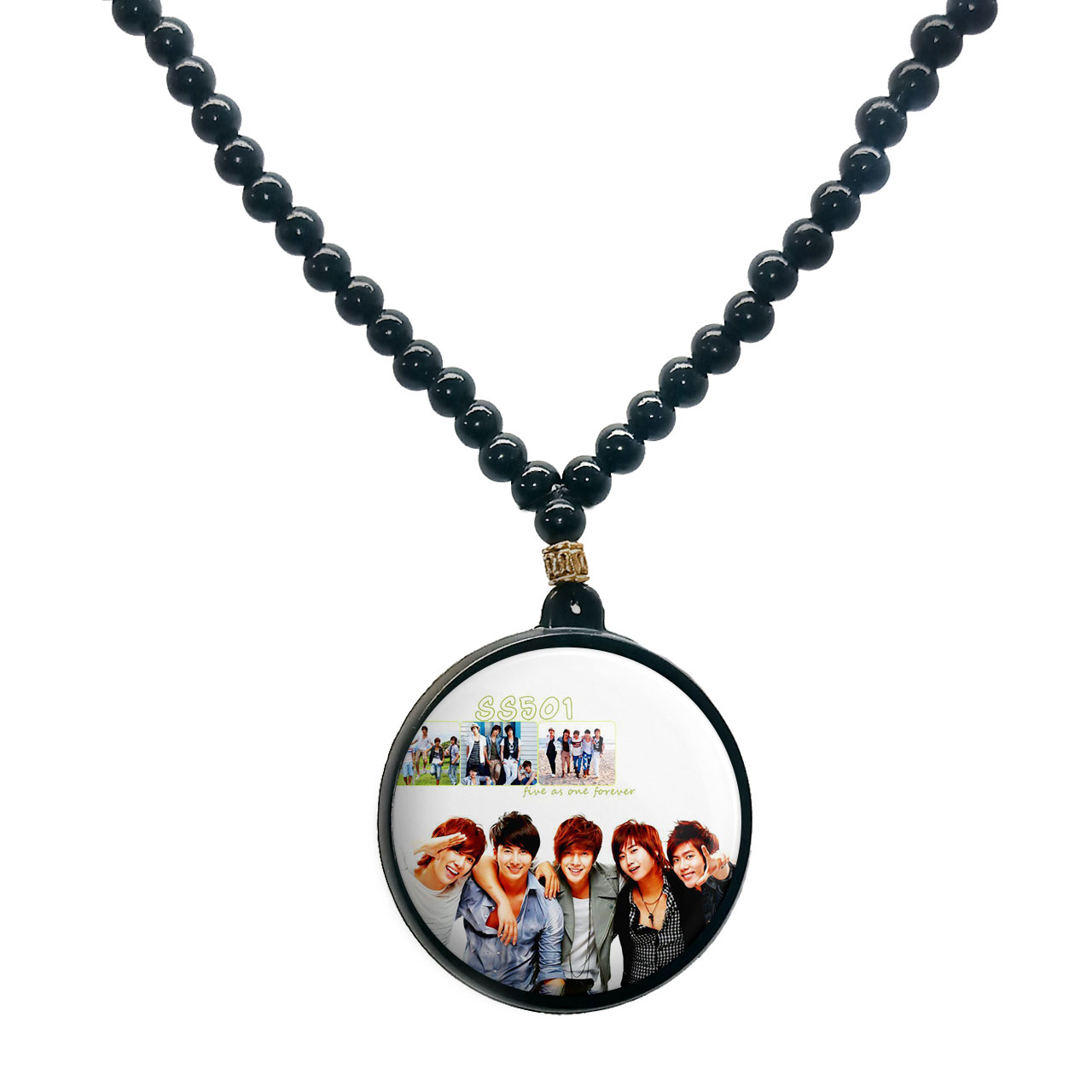 گردنبند پرمانه طرح ss501 کد pmd.19252 مدل دو طرفه