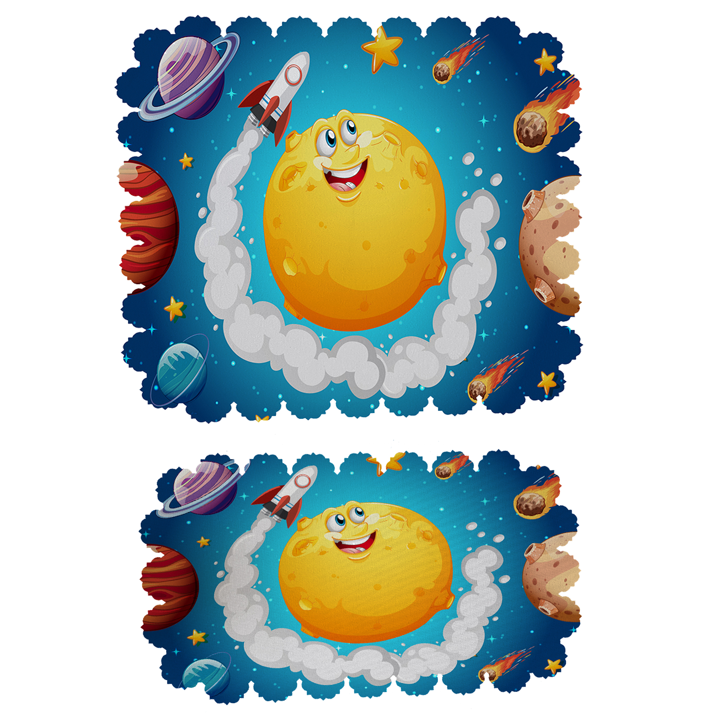  ست رومیزی 2 تکه طرح کودکانه کد 8480