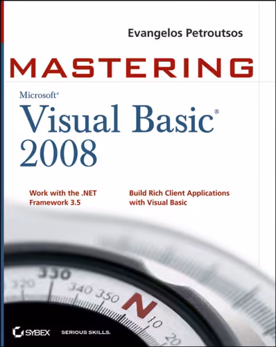 خرید و دانلود نسخه کامل کتاب Mastering Microsoft Visual Basic 2008