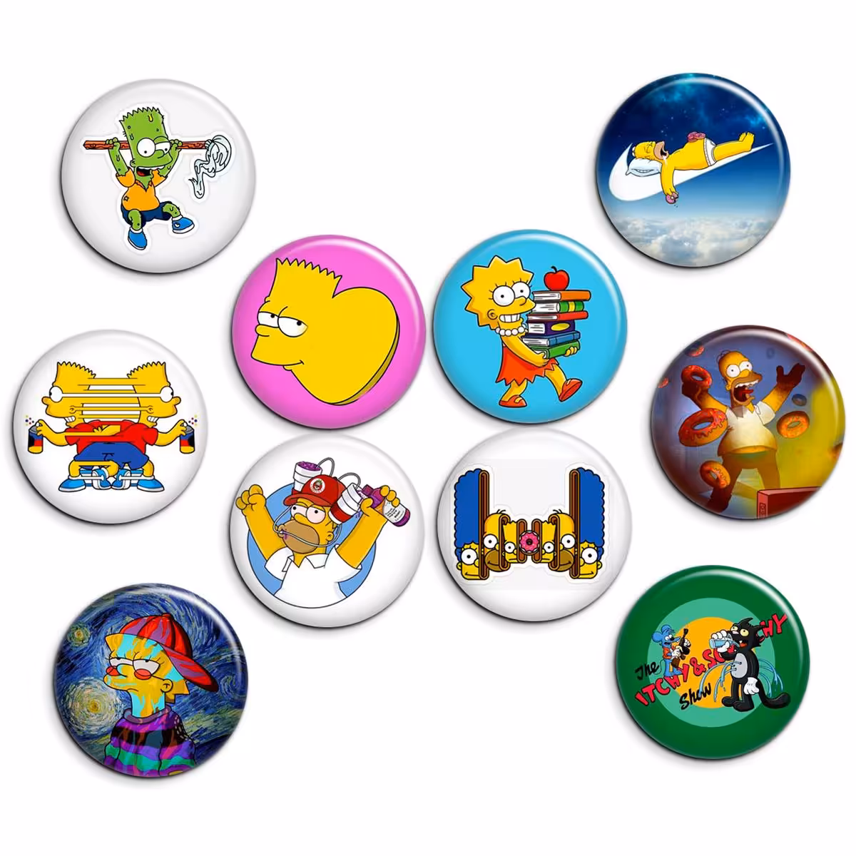 پیکسل پرمانه طرح سیمپسون ها کد pmg.7131 مجموعه 10 عددی