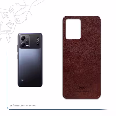 برچسب پوششی ماهوت مدل Natural-Leather مناسب برای گوشی موبایل شیائومی Poco X5