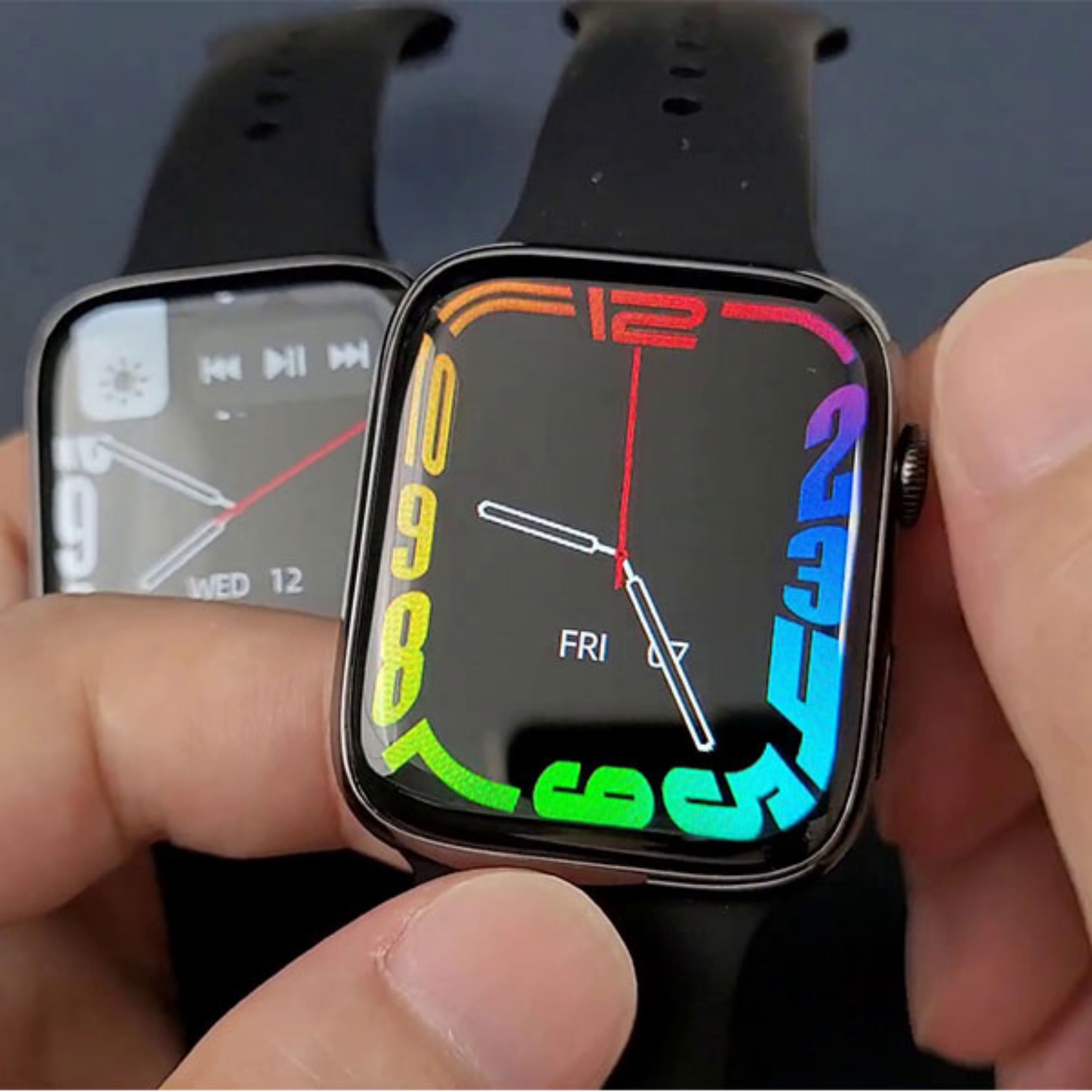 ساعت هوشمند مدل TW8 Max مشکی با صفحه نمایش OLED