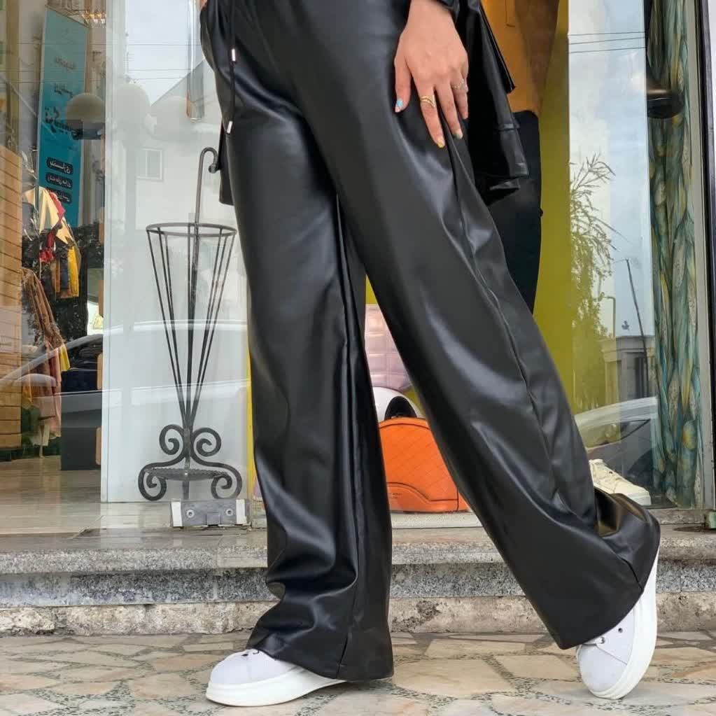 شلوار چرم بگ