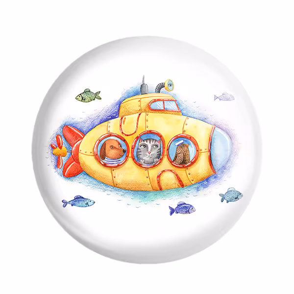 پیکسل خندالو طرح زیر دریایی کد 5407