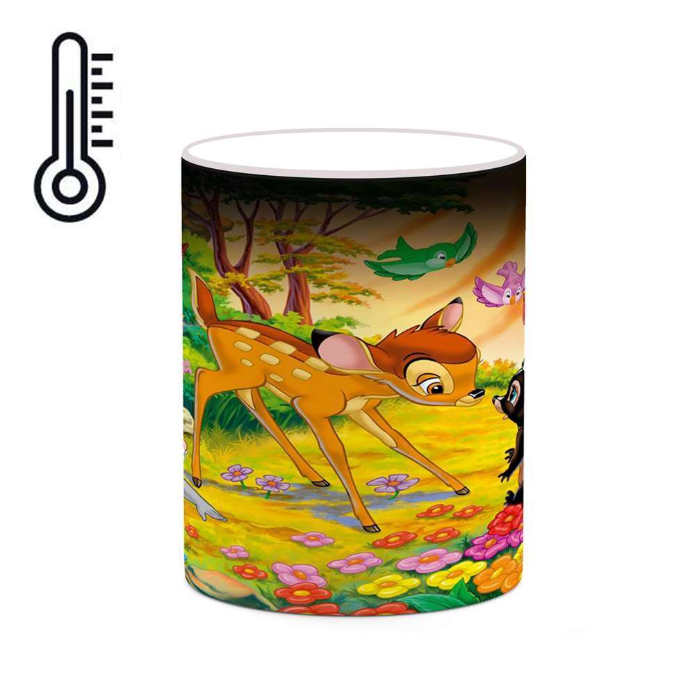 ماگ حرارتی کاکتی طرح کارتون Bambi مدل mgh22229