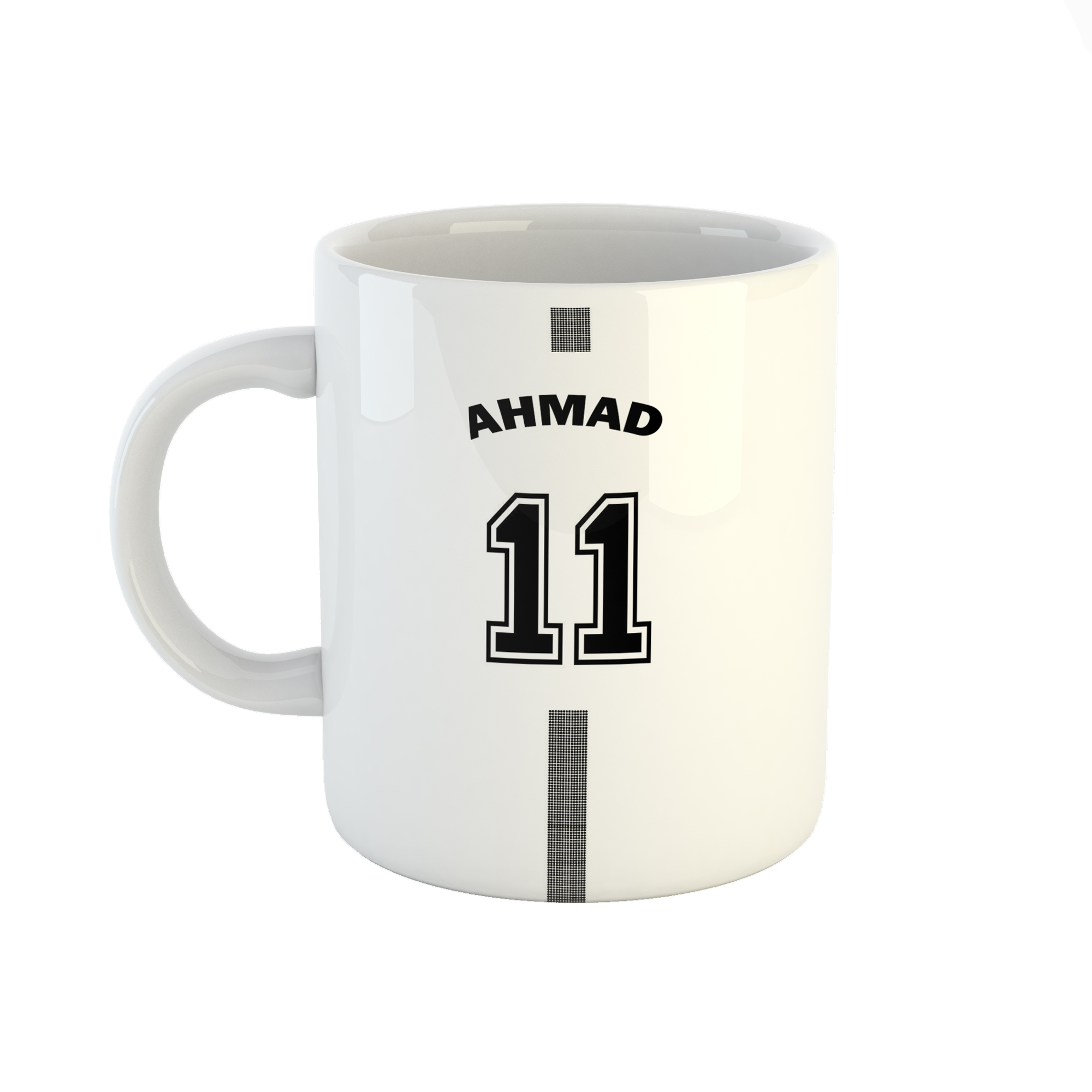 ماگ طرح اسم احمد مدل پاریس سن ژرمن کد 1005