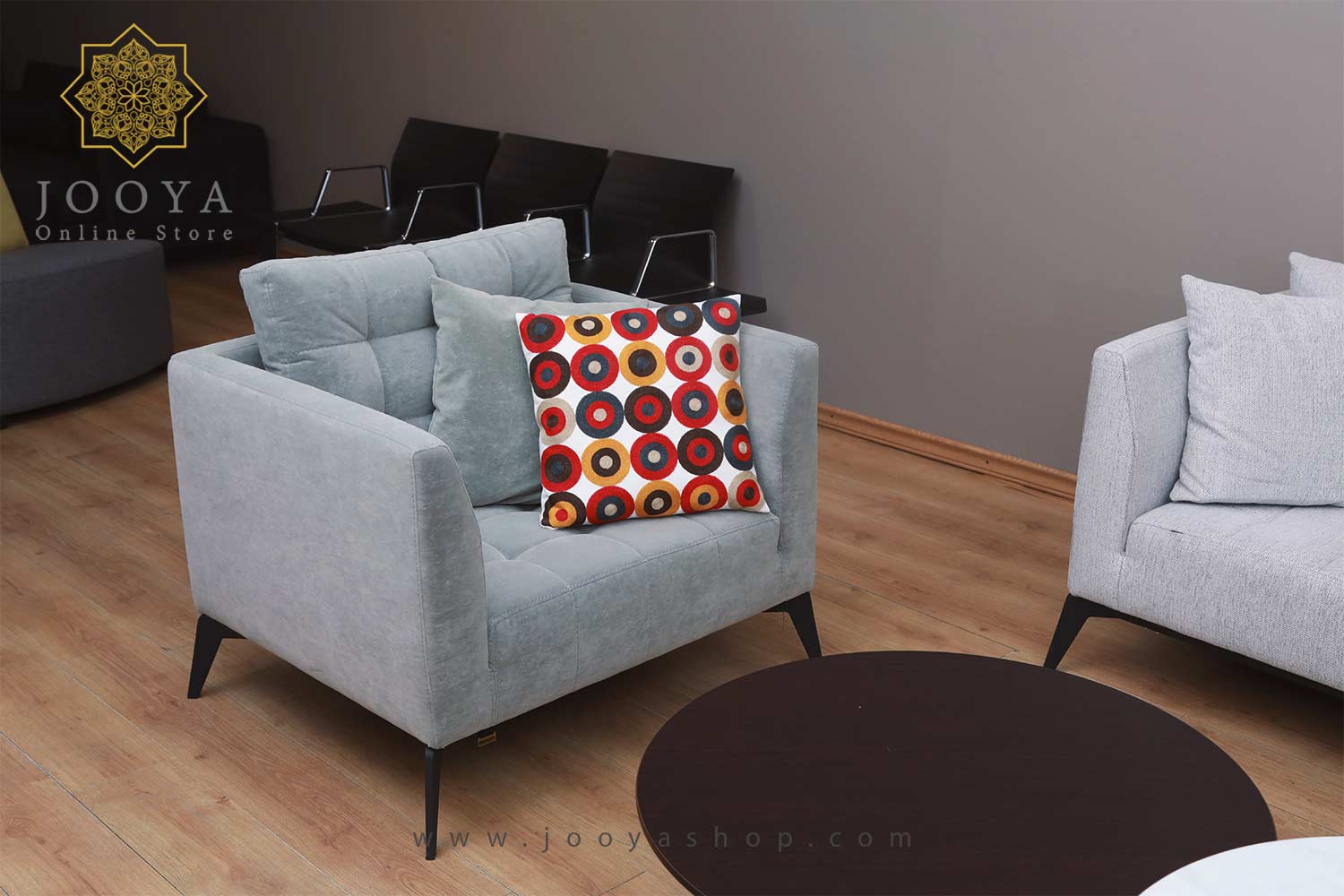 مبل تک نفره نظری مدل پاریس یک Paris I Single Seat با روکش پارچه