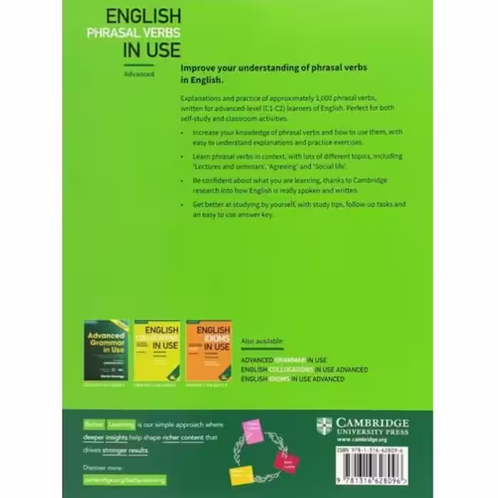 کتاب English Phrasal Verbs In Use Third Edition اثر Michael McCarthy and Felicity ODell انتشارات Cambridge 2 جلدی 