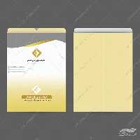 طرح پاکت نامه لایه باز سازمانی نوین گستر psd (A4)