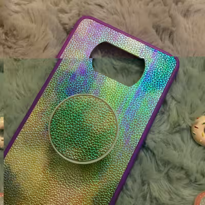  کاور طرح Hologram کد A6233 مناسب برای گوشی موبایل شیائومی Poco X3 / Poco X3 NFC / Poco X3 Pro به همراه پایه نگهدارنده 