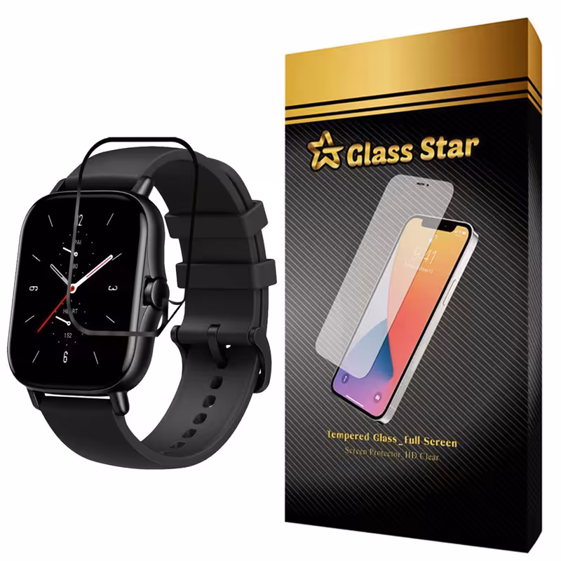 محافظ صفحه نمایش گلس استار مدل PMGA-Glass مناسب برای ساعت هوشمند شیائومی Amazfit GTS 2e | کالا برتری