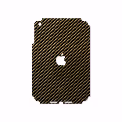 برچسب پوششی ماهوت مدل Glossy-Brown-Fiber مناسب برای تبلت اپل iPad mini 2012 A1455