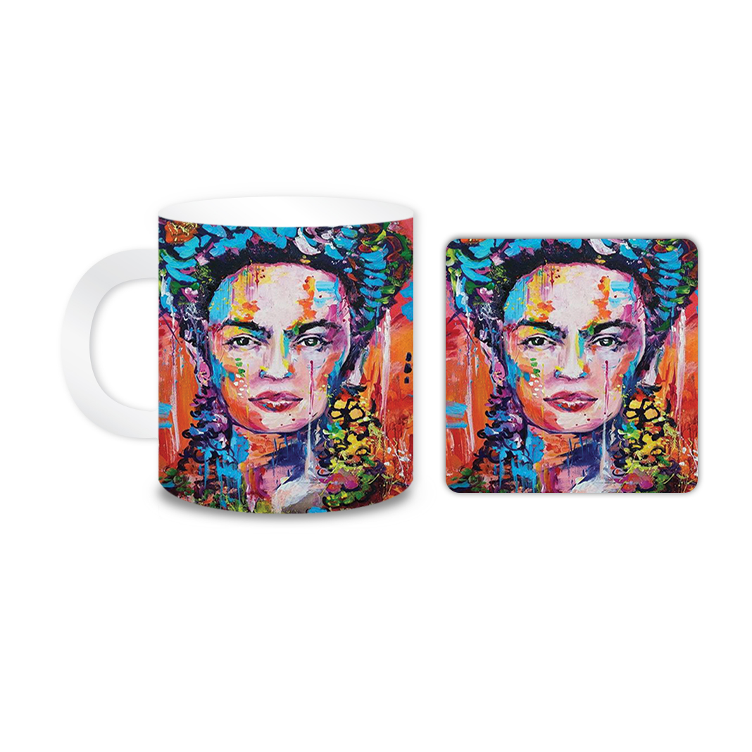 ماگ مدل فریدا کد 1238 به همراه زیر لیوانی